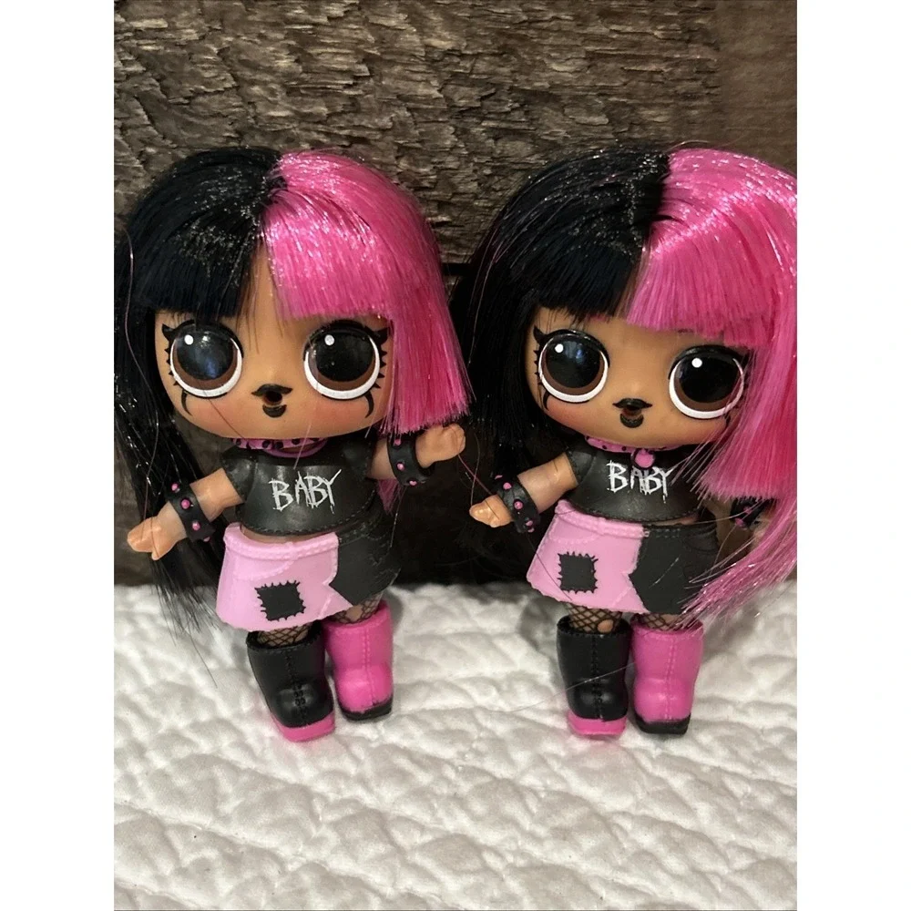 LOL Surprise! Doll, Hairgoals Wave 2‎ Metal Babe Lot Of 2 Doll Only
